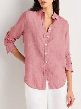 EUC Quince 100% Linen Shirt Large
